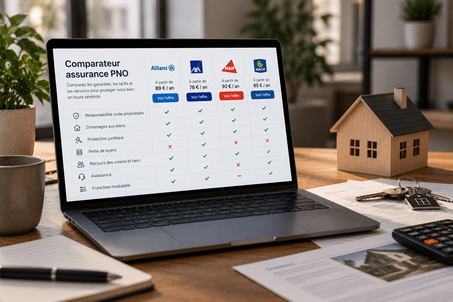 Comparateur assurance PNO